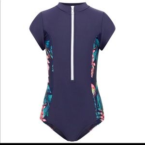 Girl's short sleeve rash suit